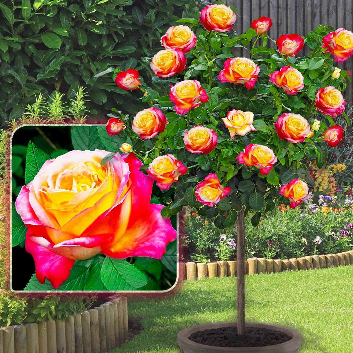 Stammrose Double Delight