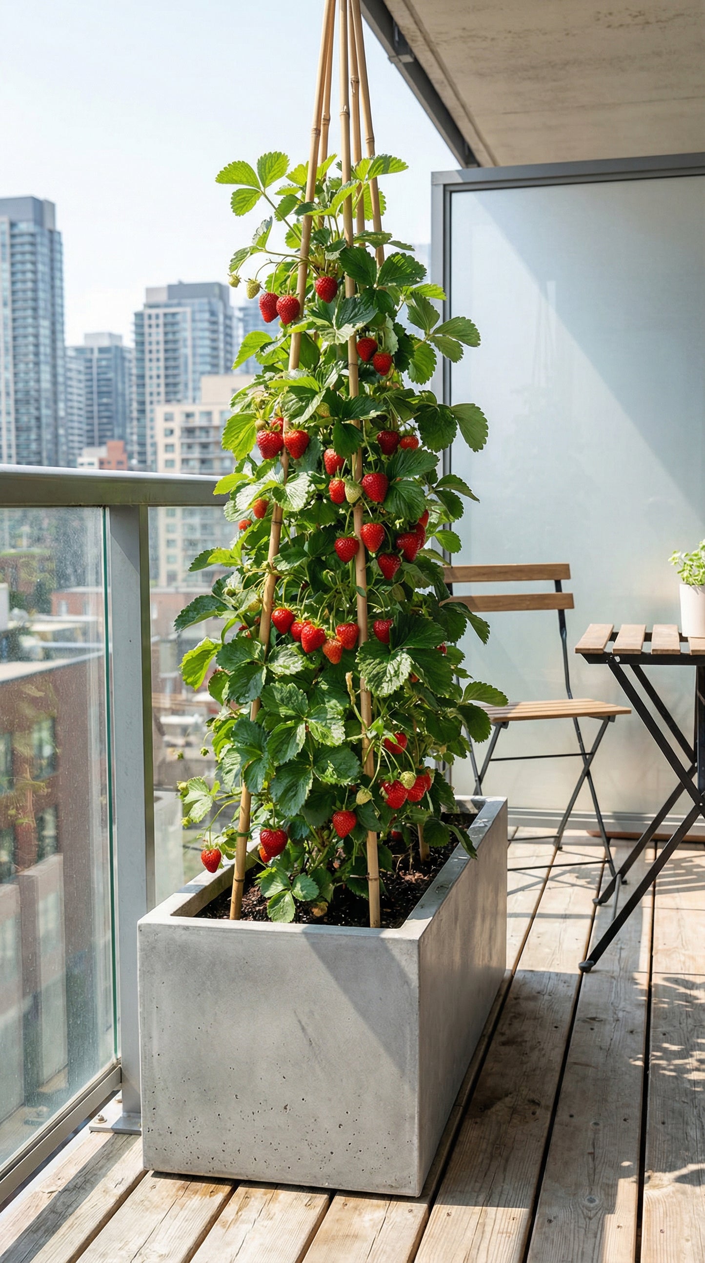 Weiße Klettererdbeeren (Packung mit 10 Pflanzen mit Torf)