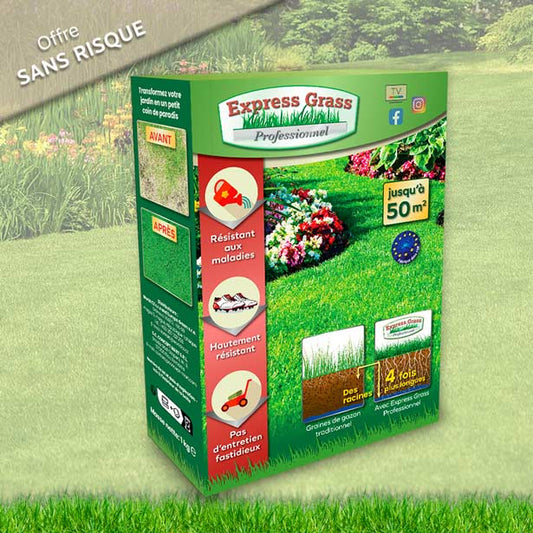 Express Grass Professionnel - 1 Packung für 50 m2